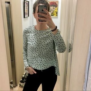 H&M mint blouse